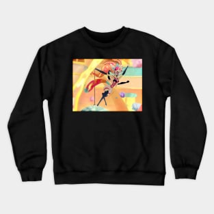 Bee-Lzebub's Cotton Candy Party Crewneck Sweatshirt